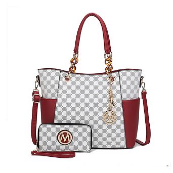 MKF Collection Merlina 2 pc Women Tote Handbag With Wallet By Mia K