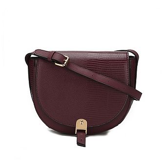 Mkf Collection Adalyn Snake Embossed Women’s Shoulder Bag By Mia K