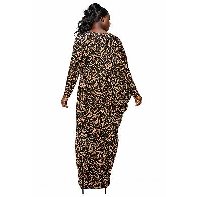 Plus Size Jessica Asymmetrical Maxi Dress