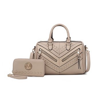 Mkf Collection Lara Women’s Satchel With Wallet By Mia K- 2 pc
