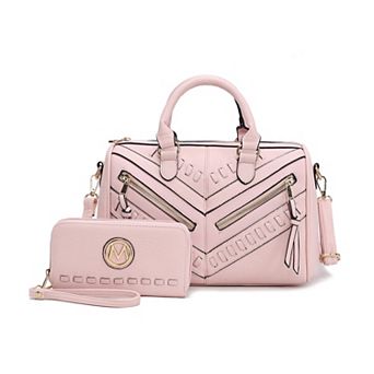 Mkf Collection Lara Women’s Satchel With Wallet By Mia K- 2 pc
