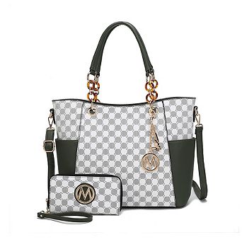 MKF Collection Merlina 2 pc Women Tote Handbag With Wallet By Mia K