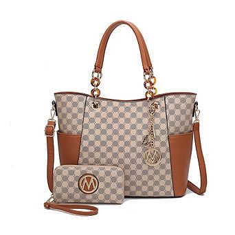 MKF Collection Merlina 2 pc Women Tote Handbag With Wallet By Mia K