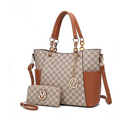 MKF Collection Merlina 2 Pcs Women Tote Handbag With Wallet By Mia K
