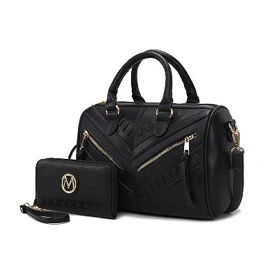 Mkf Collection Lara Vegan Leather Women’s Satchel With Wallet By Mia K ...