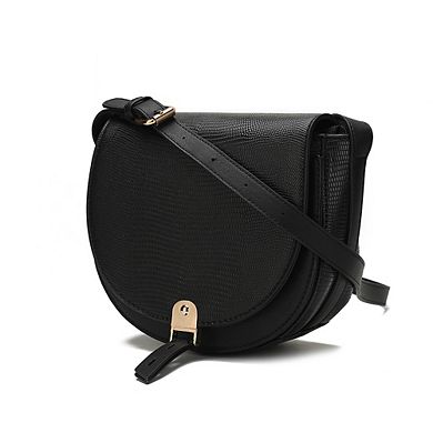 Mkf Collection Adalyn Snake Embossed Women’s Shoulder Bag By Mia K