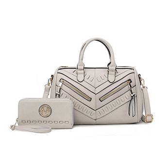 Mkf Collection Lara Women’s Satchel With Wallet By Mia K- 2 pc
