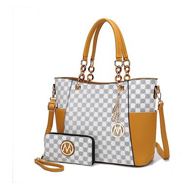 MKF Collection Merlina 2 Pcs Women Tote Handbag With Wallet By Mia K