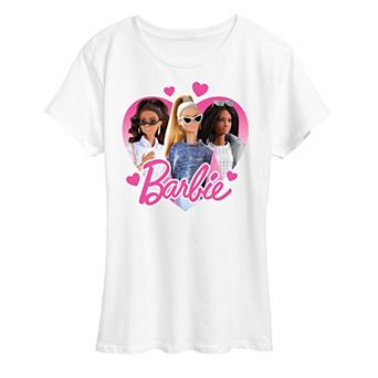 Women's Barbie® Group Heart Graphic Tee