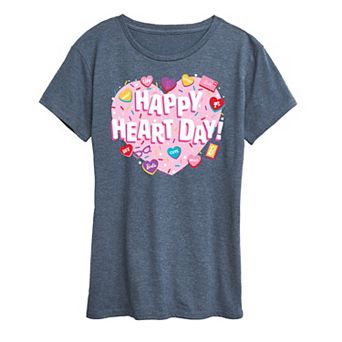 Women's Barbie® Happy Heart Day Graphic Tee