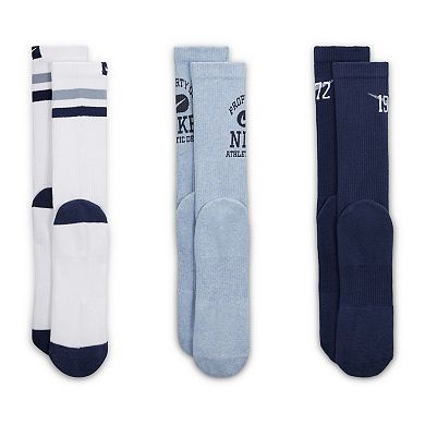 Men's Nike 3-Pack Everyday Cushioned Crew Socks