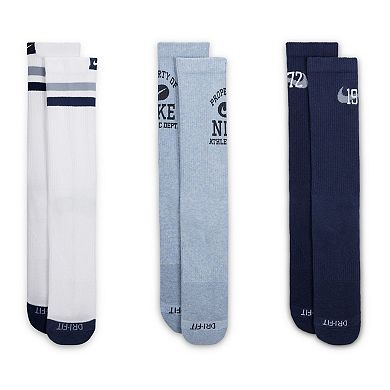 Men's Nike 3-Pack Everyday Cushioned Crew Socks