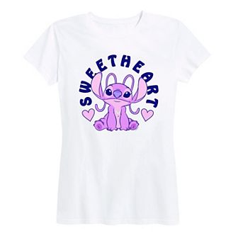 Disney's Lilo & Stitch Women's Angel Sweetheart Graphic Tee