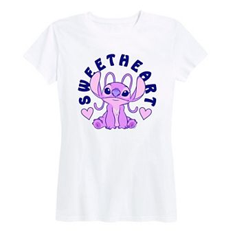 Disney's Lilo & Stitch Women's Angel Sweetheart Graphic Tee