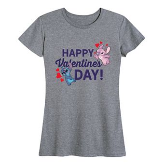 Disney's Lilo & Stitch Women's Valentine's Day Graphic Tee