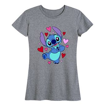 Disney's Lilo & Stitch Women's Heart Eyes Graphic Tee