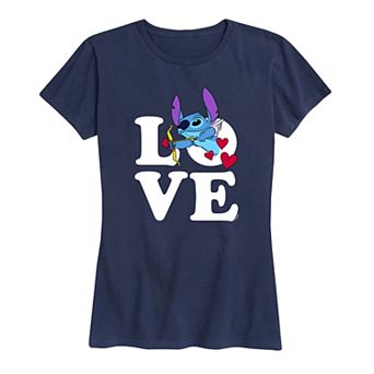 Disney's Lilo & Stitch Women's Love Cupid Graphic Tee