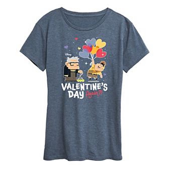 Disney / Pixar's Up Women's Valentine's Day Again Graphic Tee