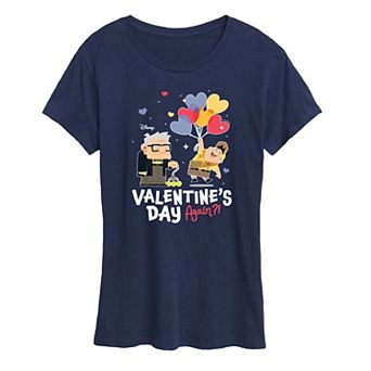 Disney / Pixar's Up Women's Valentine's Day Again Graphic Tee