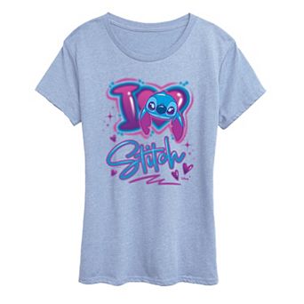 Disney's Lilo & Stitch Women's I Love Stitch Graphic Tee