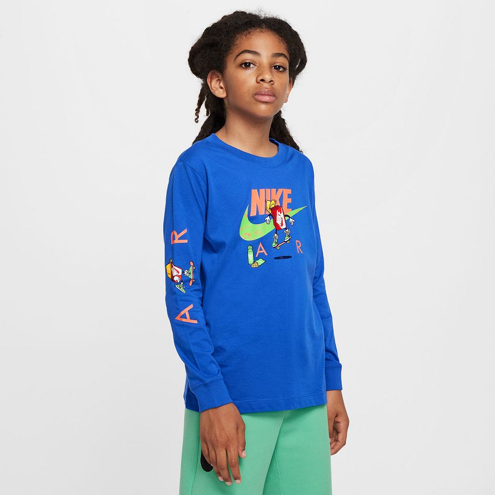 Nike Air Sportswear Big Kids' Long Sleeve Tee