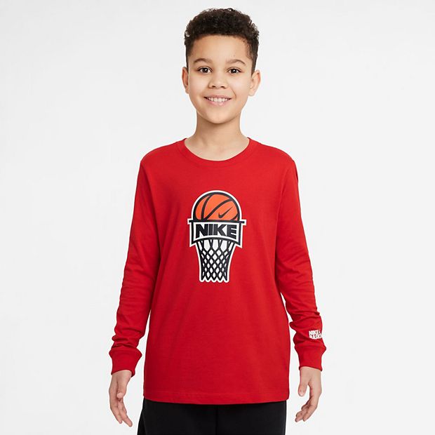 Nike Sportswear Basketball Big Kids' Long Sleeve Tee