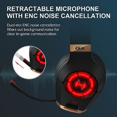 HECATE by Edifier GX Hi-Res Gaming Headset - USB/Type-C/3.5mm Wired with Microphone RGB Lighting