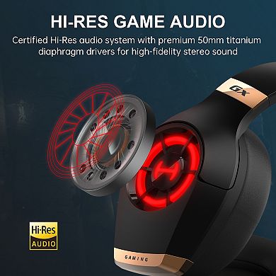 HECATE by Edifier GX Hi-Res Gaming Headset - USB/Type-C/3.5mm Wired with Microphone RGB Lighting