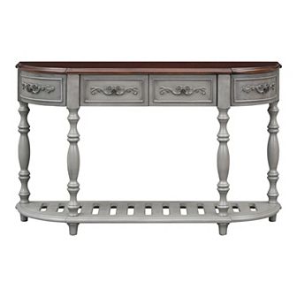 Merax Modern And Contemporary Curved Console Table