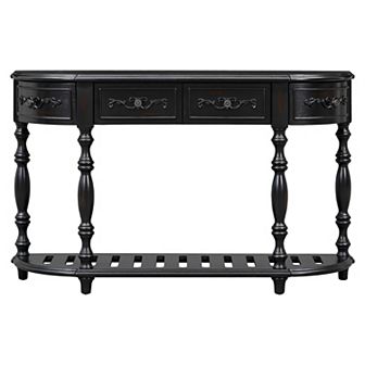 Merax Modern And Contemporary Curved Console Table