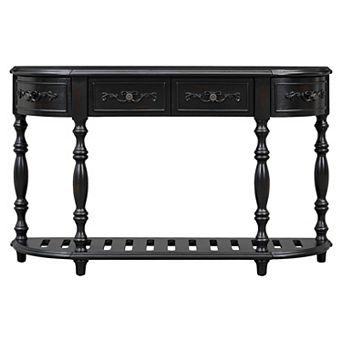 Merax Modern And Contemporary Curved Console Table