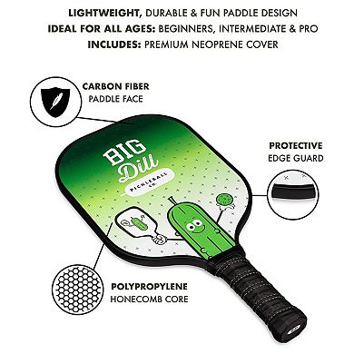 Original Carbon Fiber Pickleball Paddle With Cover