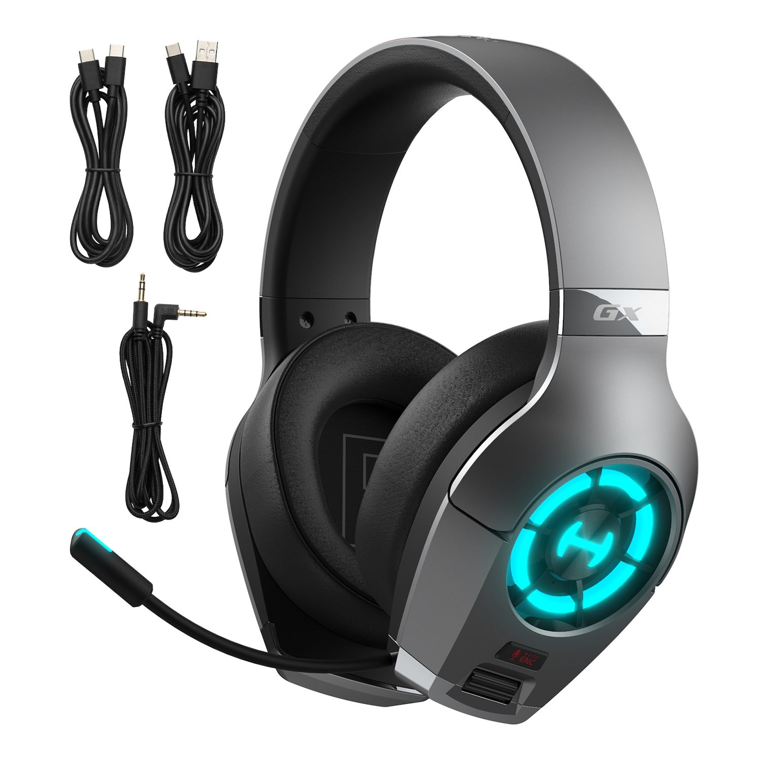 JBL Quantum 100 Wired over-ear gaming headset with flip-up mic – GS-COM