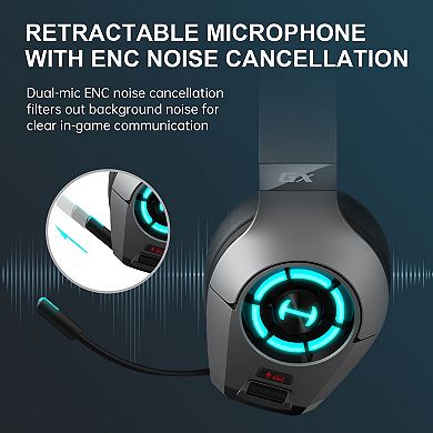HECATE by Edifier GX Hi-Res Gaming Headset - USB/Type-C/3.5mm Wired with Microphone RGB Lighting