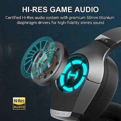 HECATE by Edifier GX Hi-Res Gaming Headset - USB/Type-C/3.5mm Wired with Microphone RGB Lighting