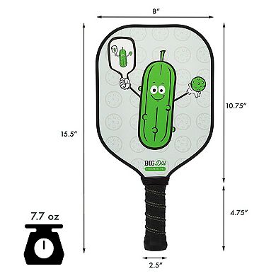 Infinity Fiberglass Pickleball Paddles Set - 2 Paddles with Covers, 2 Pickleballs, & Bag