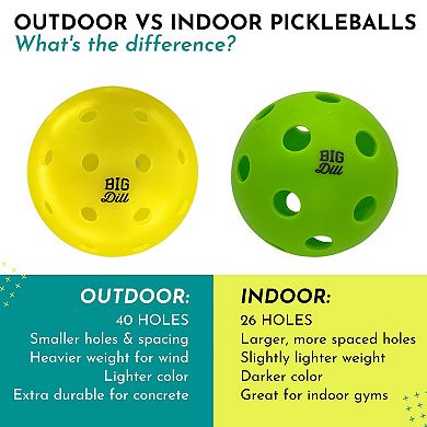 Relish Outdoor Pickleball Balls (pack Of 4)