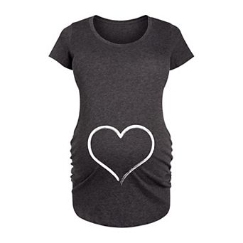 Maternity Heart Graphic Tee