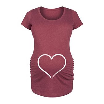 Maternity Heart Graphic Tee