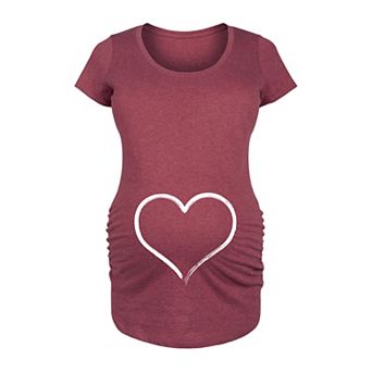 Maternity Heart Graphic Tee