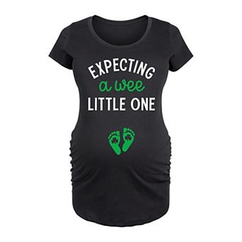 Maternity Expecting A Wee Little One Graphic Tee