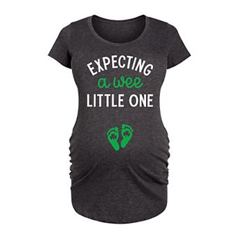Maternity Expecting A Wee Little One Graphic Tee