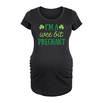 Maternity I'm A Wee Bit Pregnant Graphic Tee