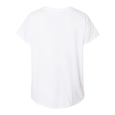 LAT Curvy Collection Women´s Fine Jersey V-Neck Tee