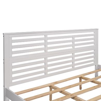 Merax King Size Platform Bed