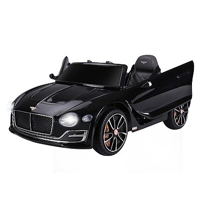 Aosom Licensed Bentley EXP12 Kids Electric Car with Parent Remote Control 12V Ride On Car with Butterfly Doors 5 7 Years Black