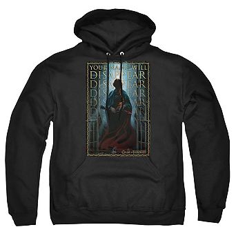 Game Of Thrones Your Name Will Disappear Adult Pull Over Hoodie