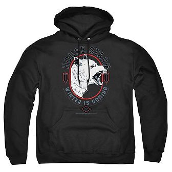Game Of Thrones House Stark Winter Is Coming Adult Pull Over Hoodie