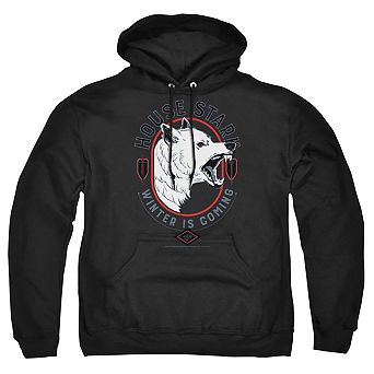 Game Of Thrones House Stark Winter Is Coming Adult Pull Over Hoodie