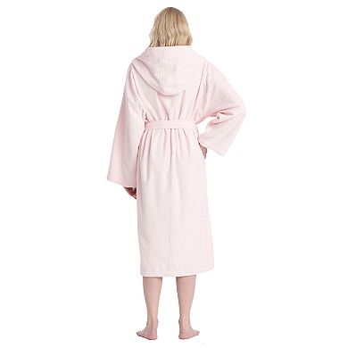 Women's Hooded Turkish Terry Cotton Robe